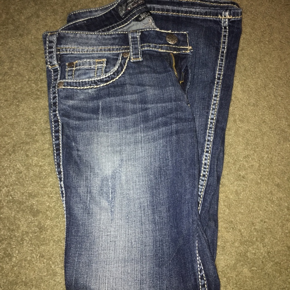 Silver jeans